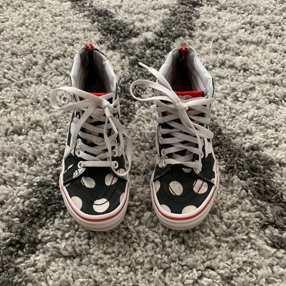 Girls high top vans sz12
